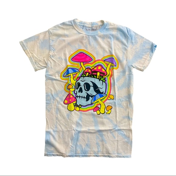 Other - psychedelic skull tee shirt